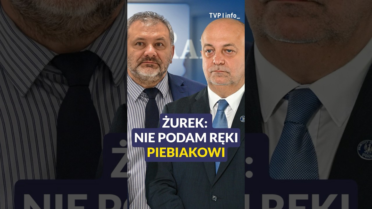 Żurek: I won't shake Piebiak's hand #politics #poland #law #shorts
