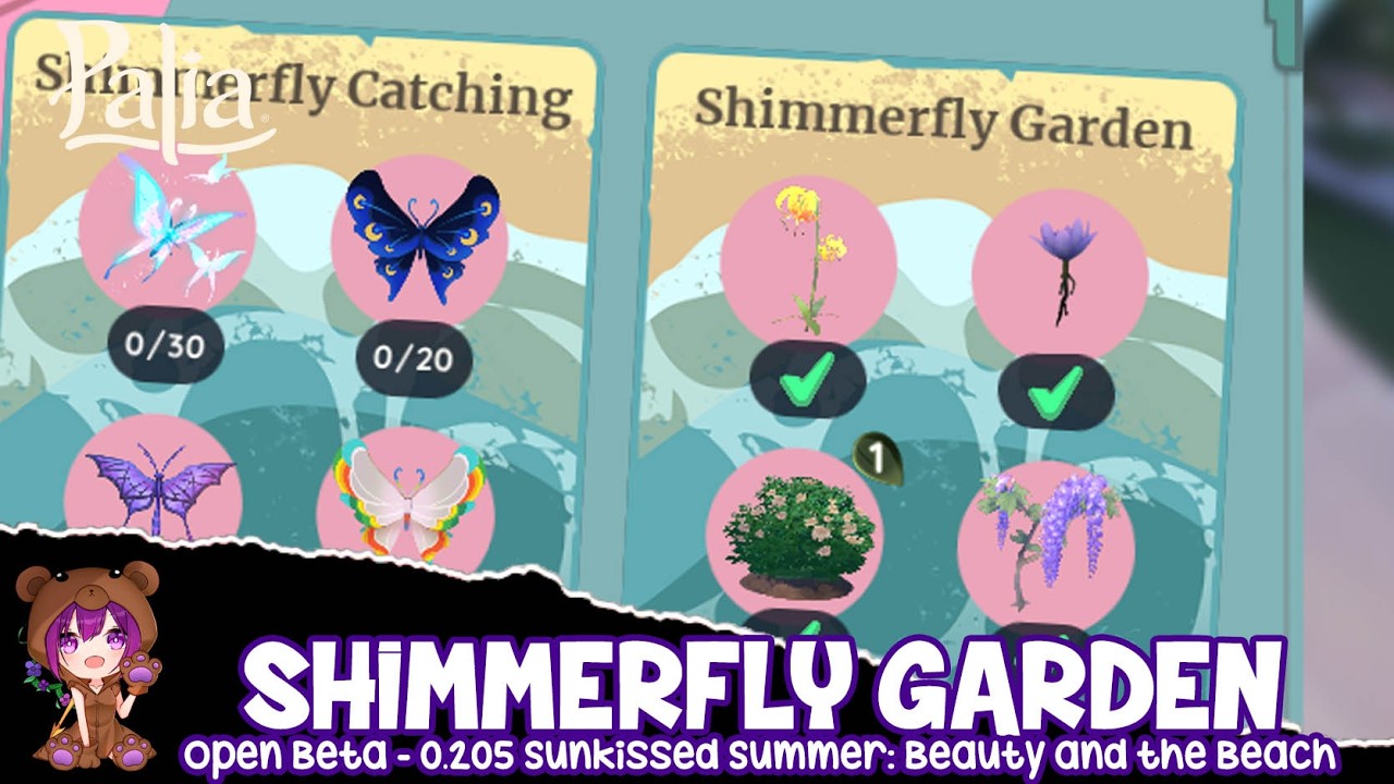 Shimmerfly Garden Bundle | Palia Sunkissed Summer: Beauty and the Beach Patch 0.205