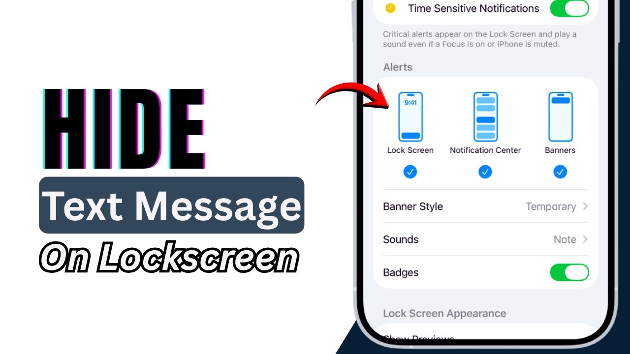 How To Hide Text Messages on iPhone Lock Screen [2026 Privacy Tips]