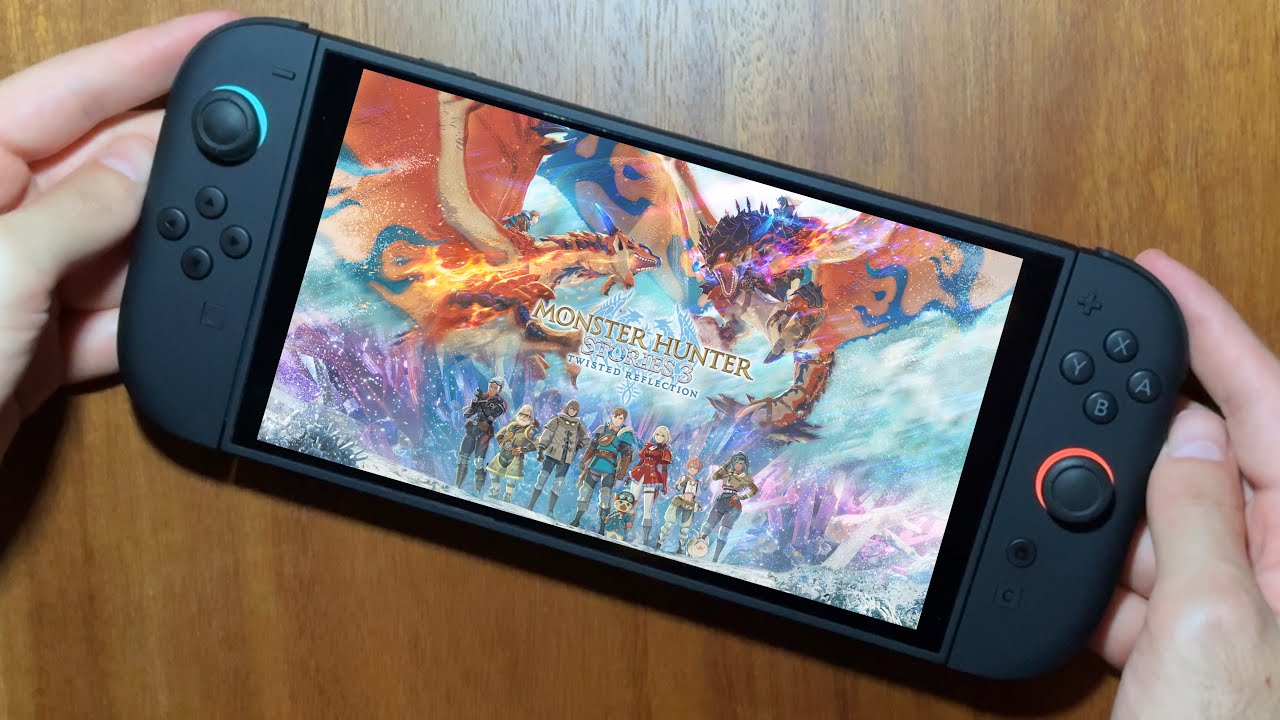 Monster Hunter Stories 3: Twisted Reflection (Handheld) Nintendo Switch 2 Gameplay