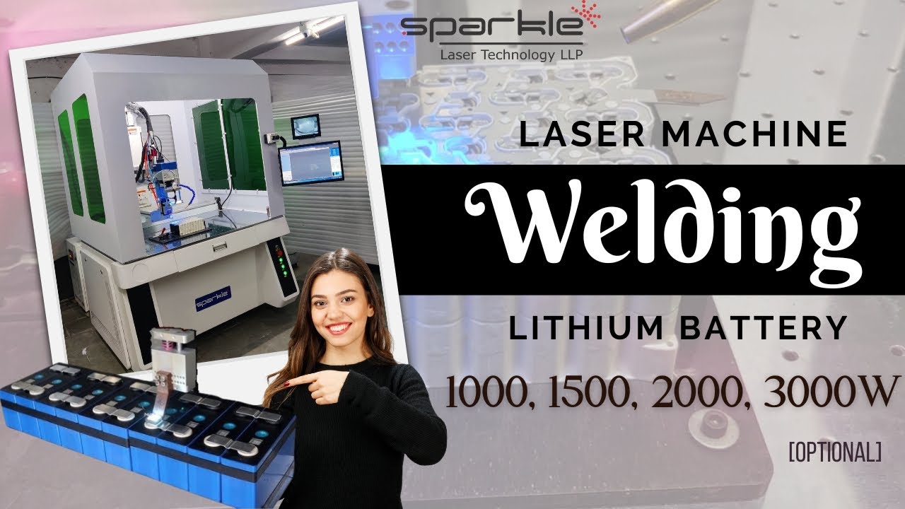 Sparkle Galvo Fiber Laser welding Machine For Lithium Battery