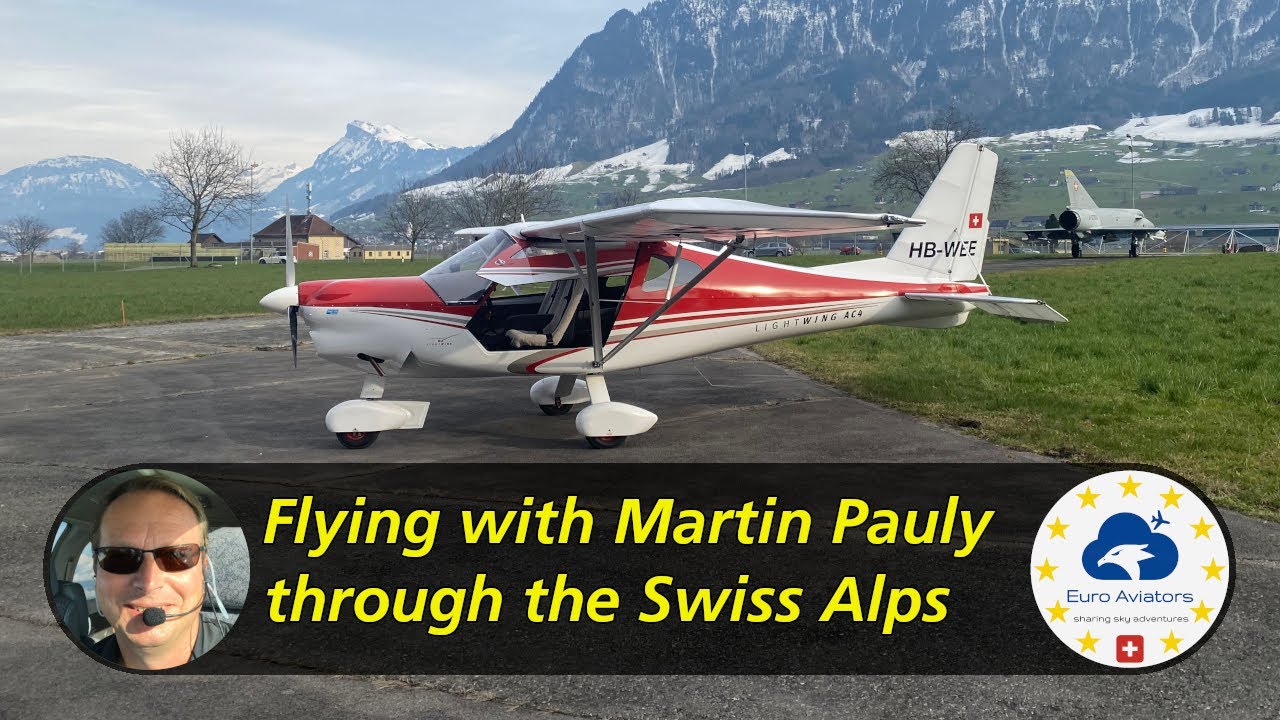 Martin Pauly zu Gast in der Schweiz 🇨🇭 | ✈︎ Buochs (LSZC) | Lightwing AC4 - VFR