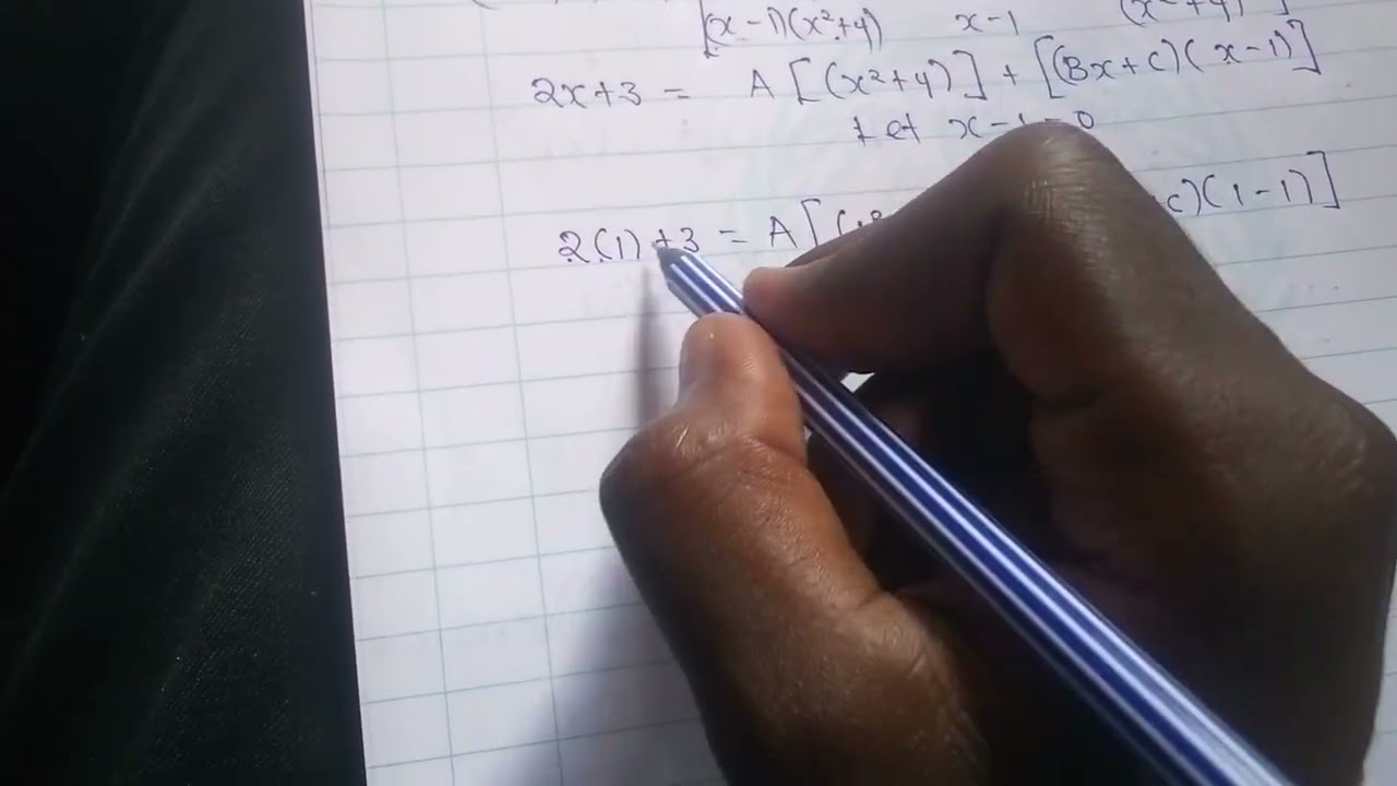 MA110 PARTIAL FRACTIONS TYPE 3