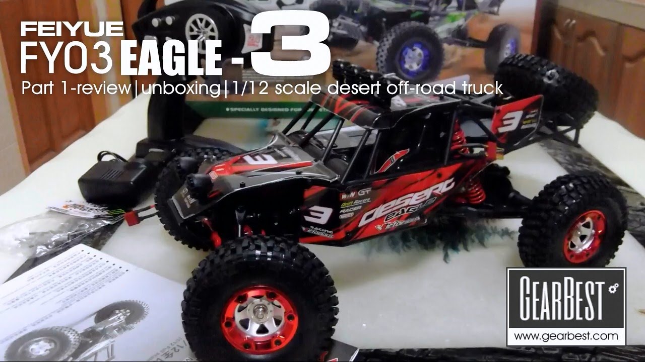 Feiyue FY03 Eagle-3 Desert Truck - Review 1 Unboxing