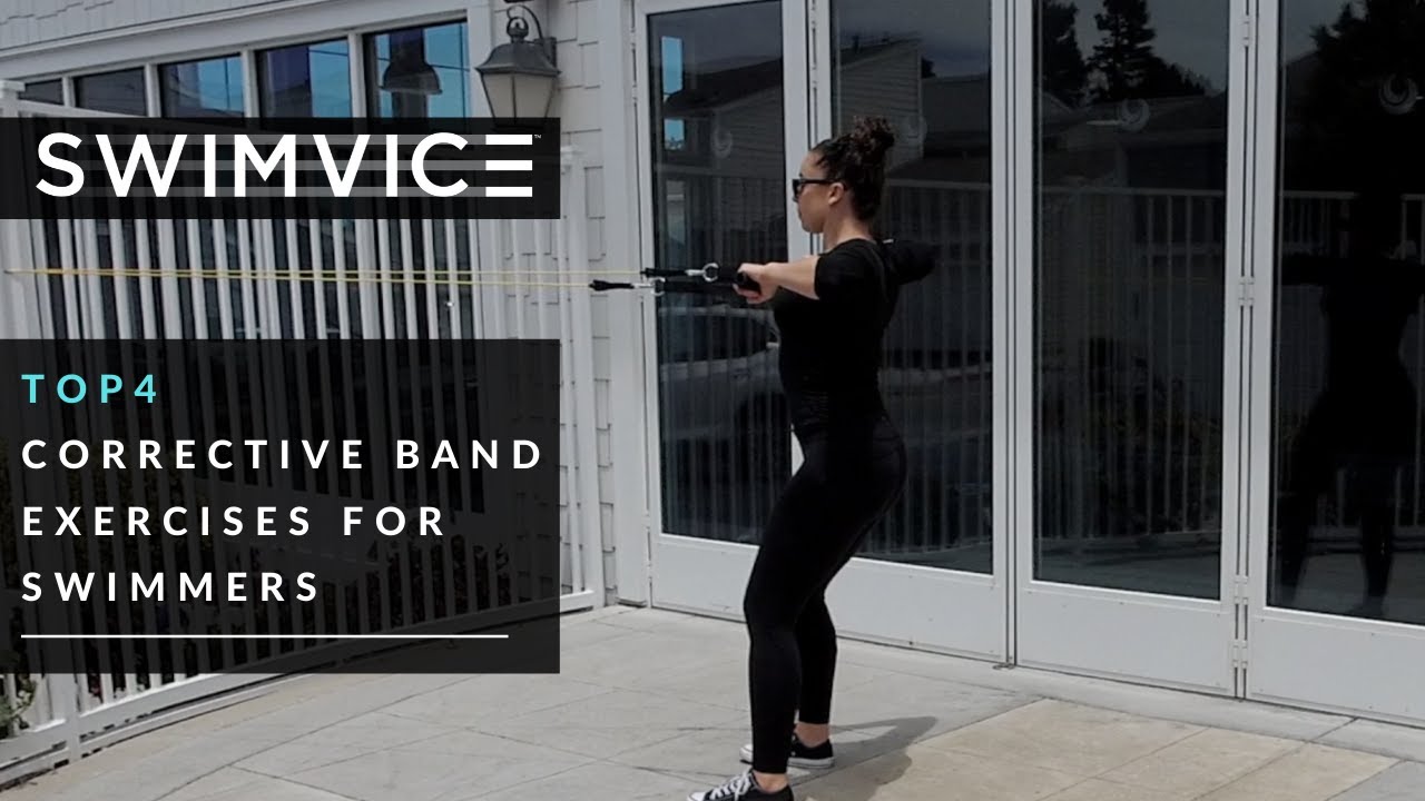 TOP 4 - Resistance Band Exercises for Swimmers | SWIMVICE