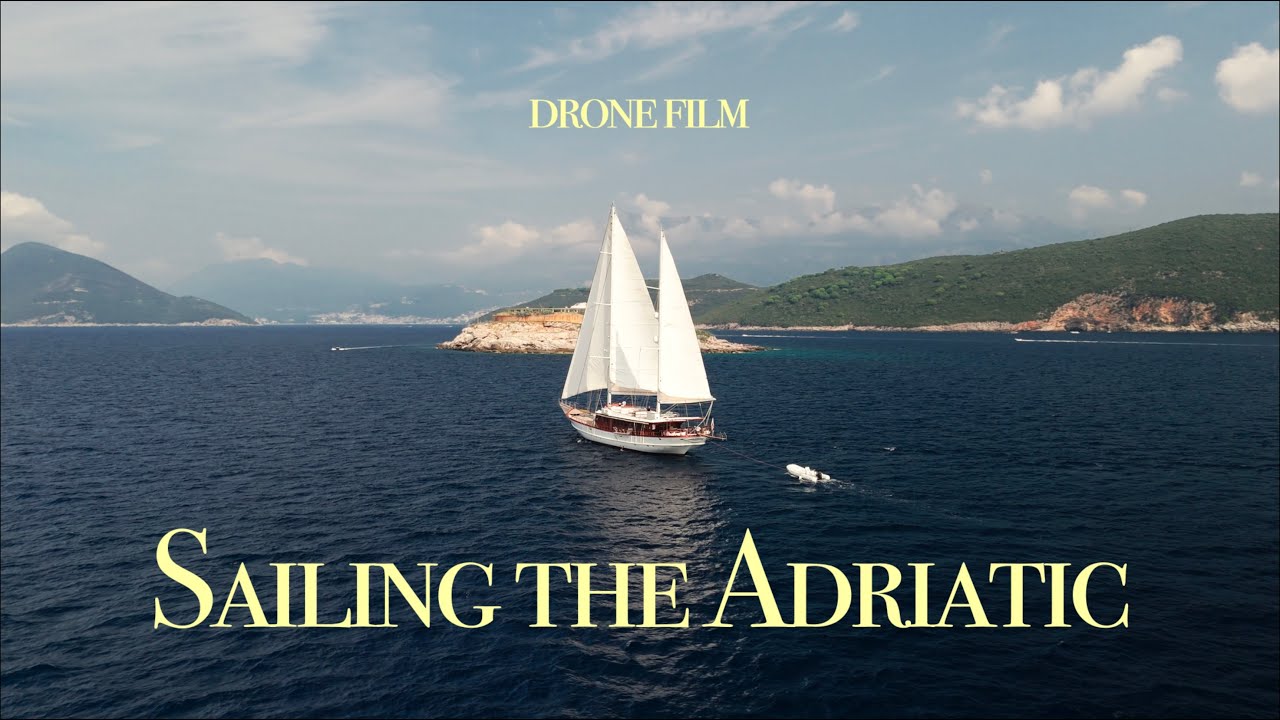Montenegro’s coast by Sailing Yacht - drone film | DJI Air 3