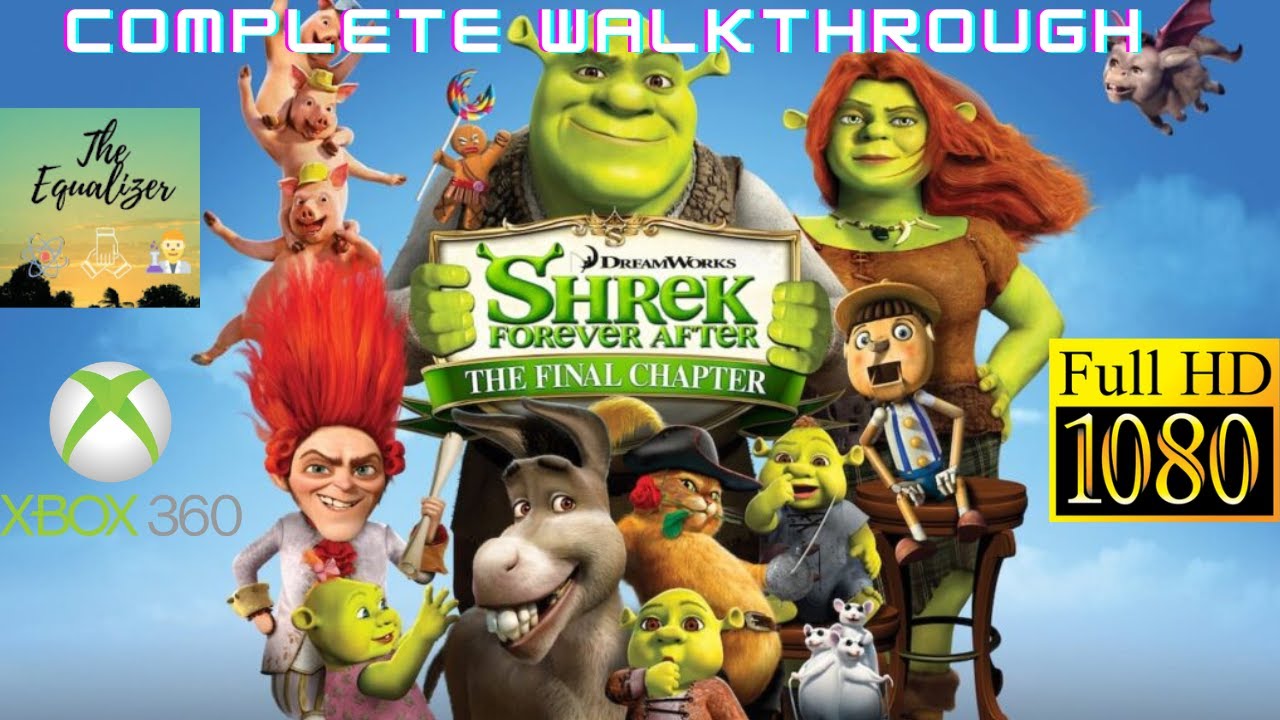 Longplay Shrek Forever After (Xbox360, 2010)- Complete Walkthrough in HD