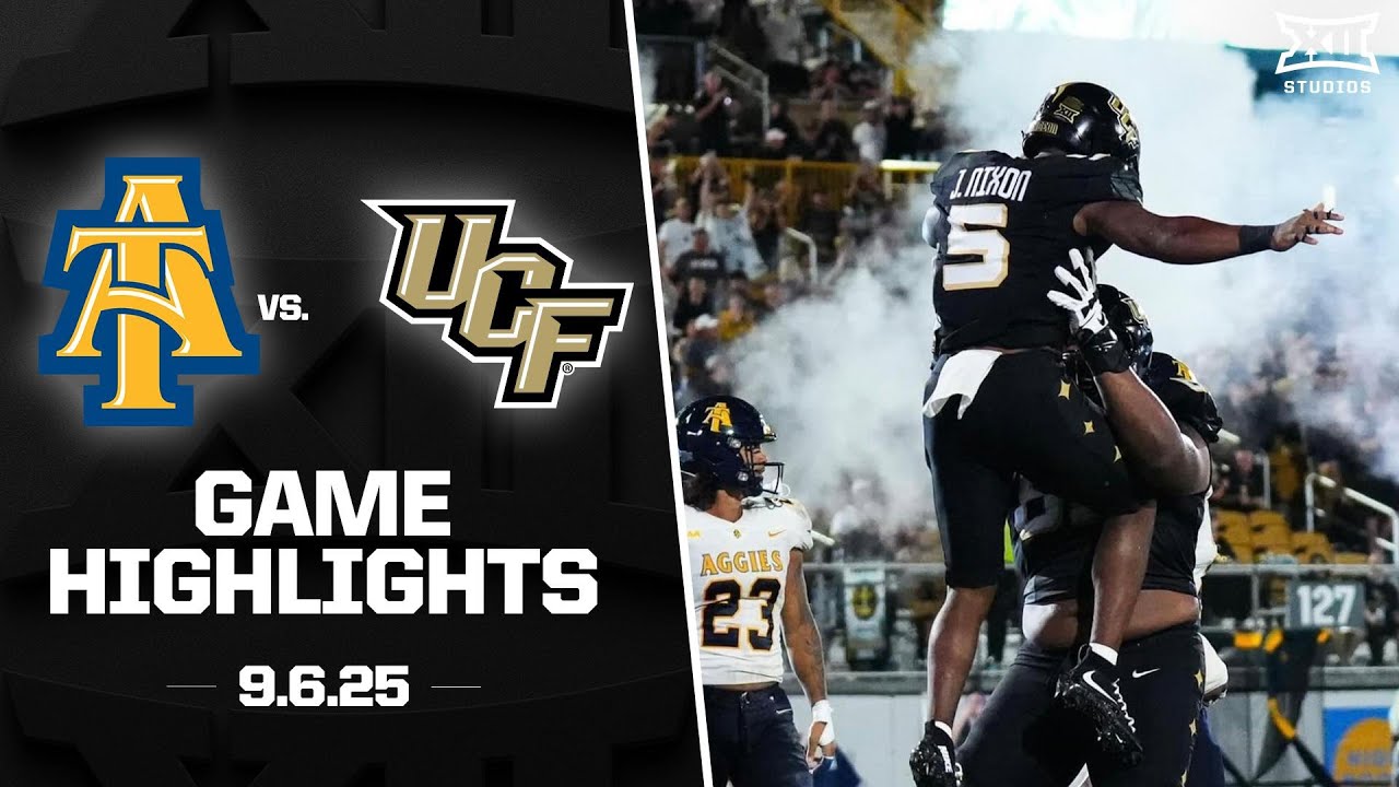 NC A&T vs. UCF Game Highlights | 2025 Big 12 Football
