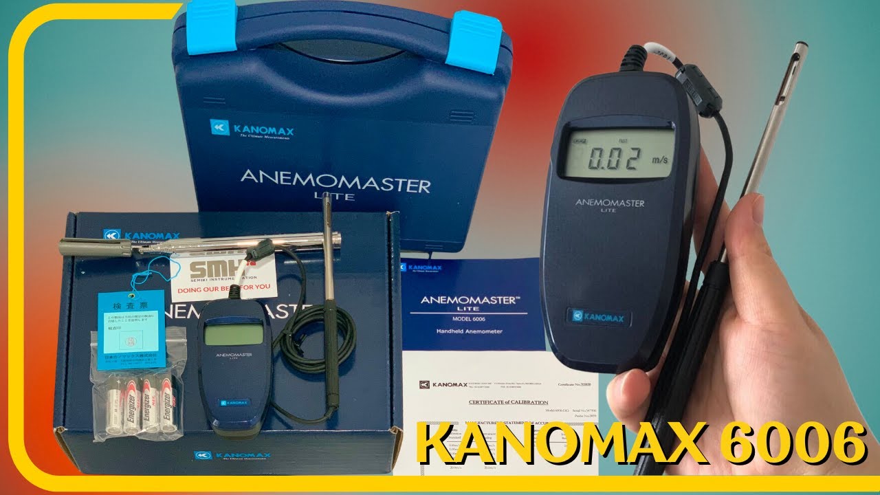máy đo lưu lượng thông gió HVAC | Kanomax 6006 anemometer| semiki.com