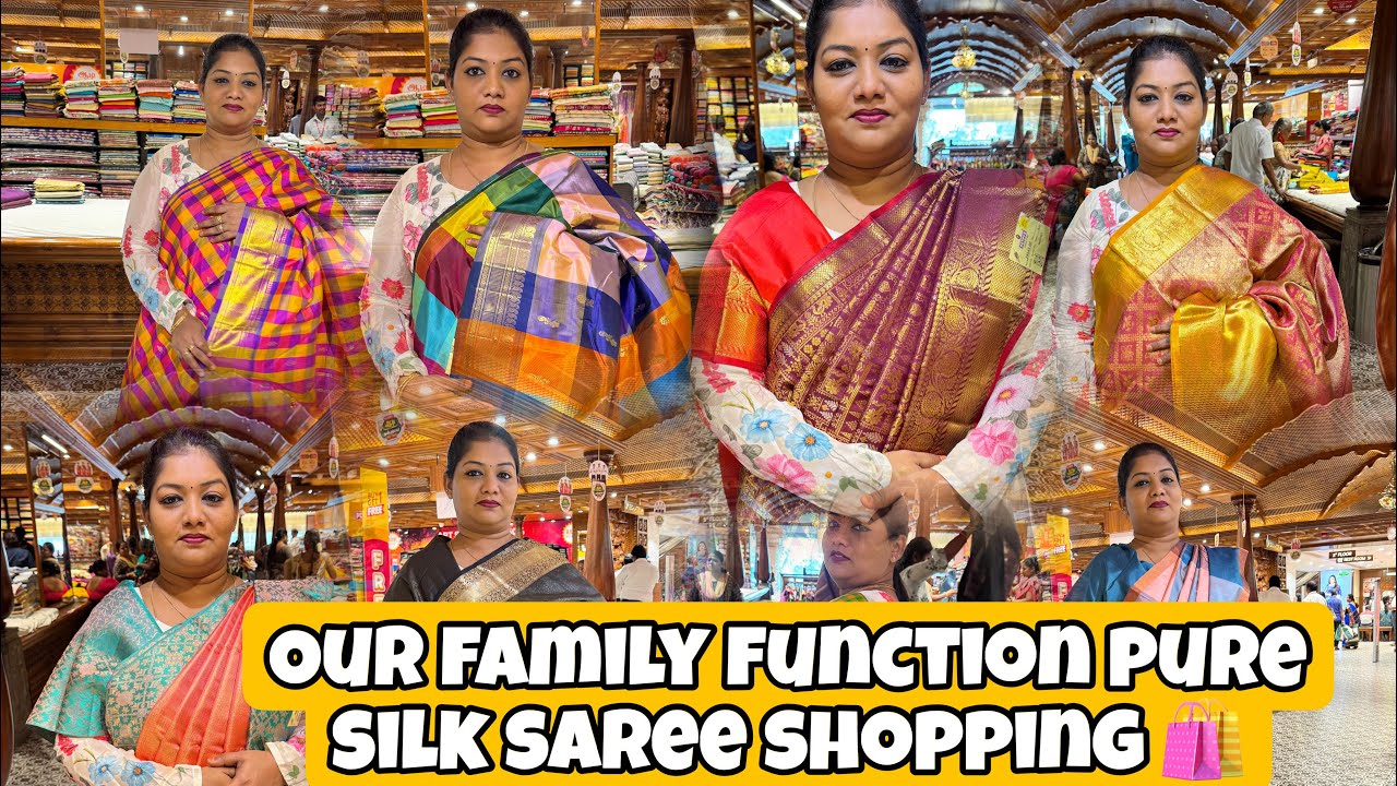 Our family function kku pure silk saree shopping 🛍️ Aadi offer sale 40% 😱 Priya Mageshraja 