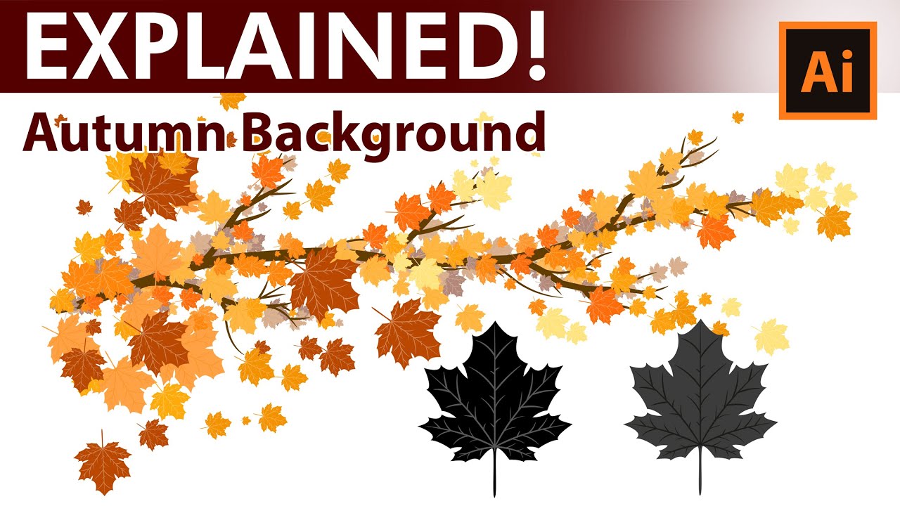 How to create custom Autumn leaves brushes in Adobe Illustrator