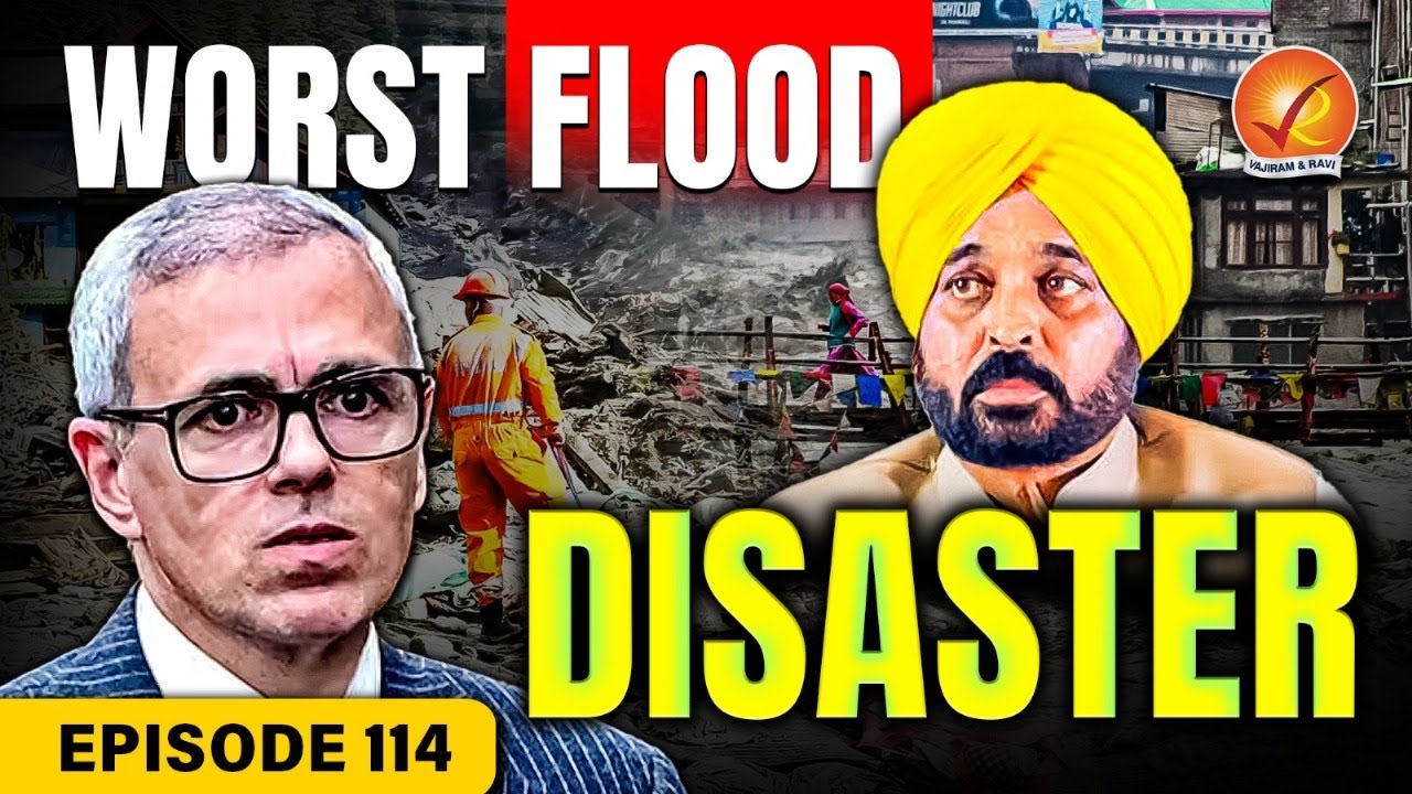 Punjab & Jammu Floods 2025: Worst Disaster in 30 Years | Causes & Mitigation | Vajiram & Ravi