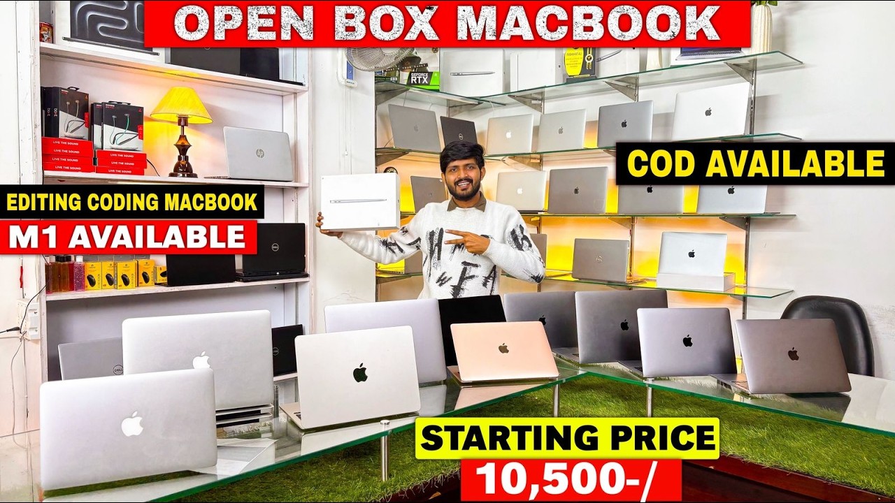 OEPN BOX MACBOOK ONLY 10500 | M1 | M3 AVAILABLE | COD AVAILABLE | NOIDA