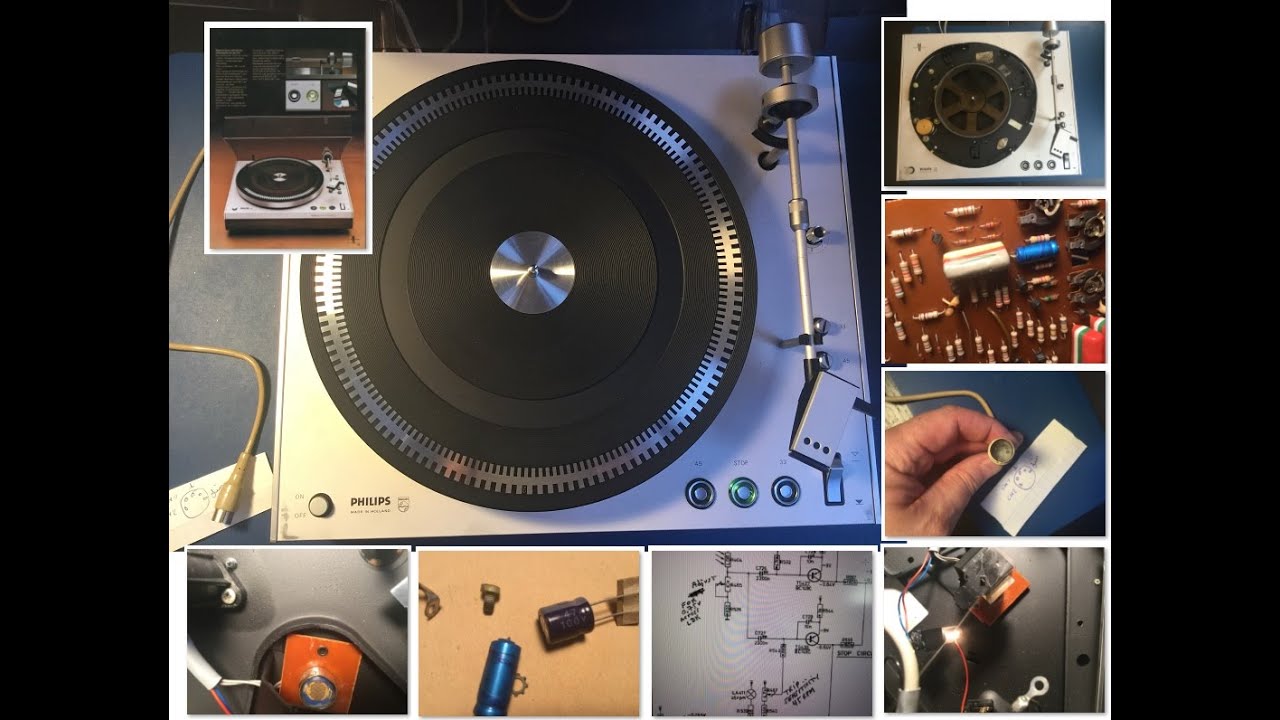 Philips GA-212 Turntable Service - Check status and the service manual