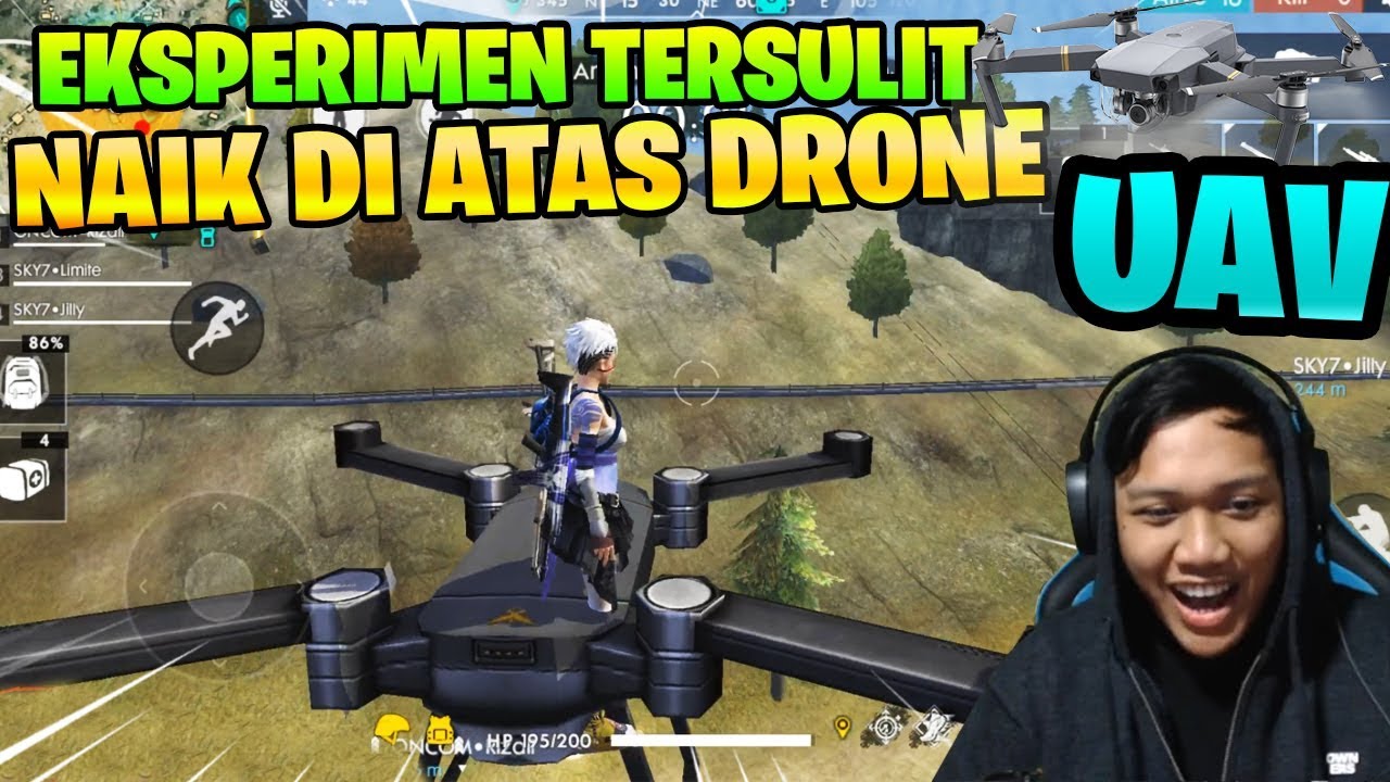 GILA! NAEKIN DRONE UAV! INILAH HASILNYA EKSPERIMEN PALING GREGET! - Garena Free Fire