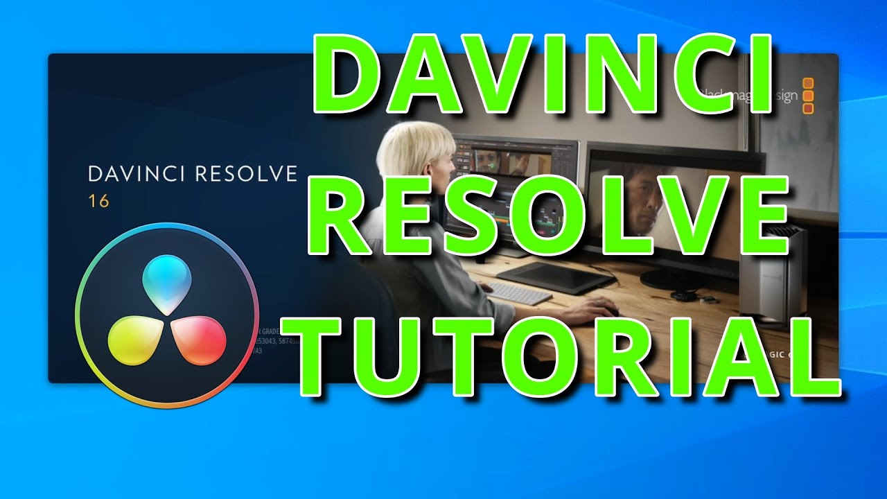 EDIT A YOUTUBE VIDEO with DAVINCI RESOLVE 16 BEGINNER TUTORIAL