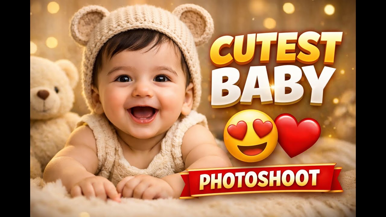 Adorable Baby Photoshoot | Cute Baby Photography by Radhika Production