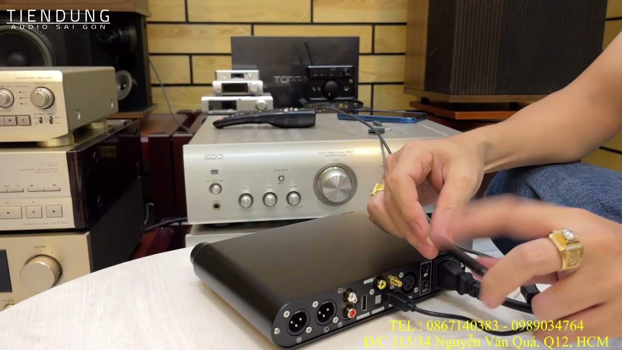 DAC Topping DX7 Pro Plus giải mã 32 bít chính hãng tại Tiến Dũng audio SG