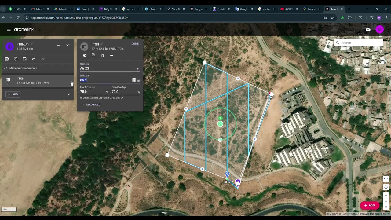Create Drone Mapping Mission with DJI Air 2S using Dronelink | Complete Tutorial