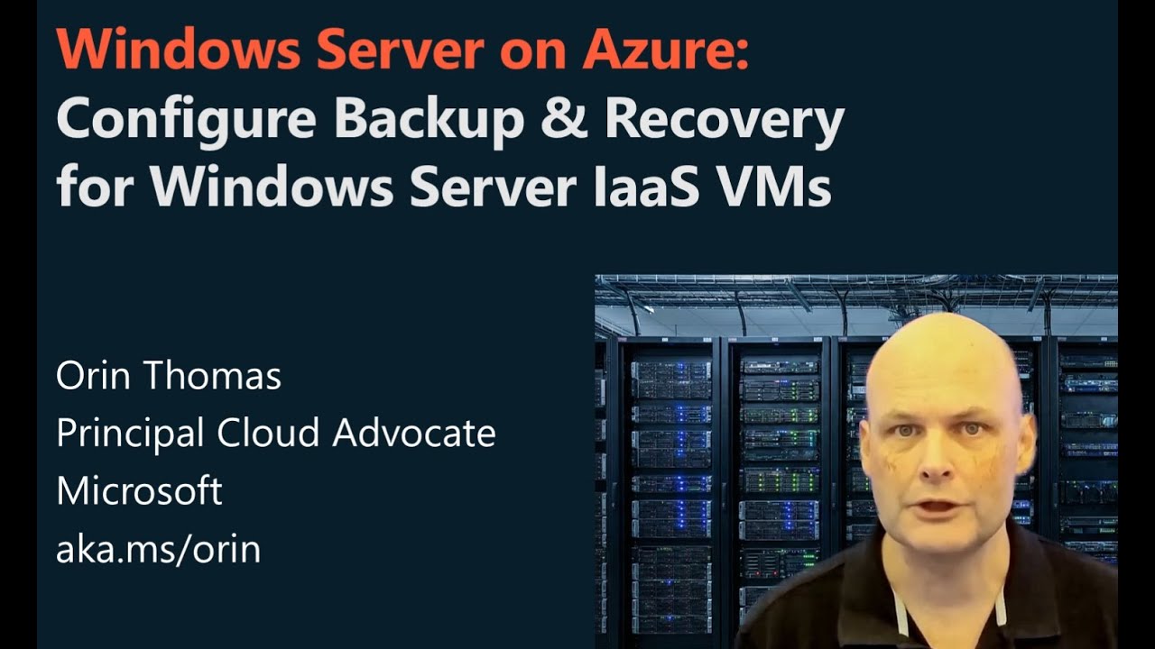 Настройка резервного копирования и восстановления для виртуальных машин Windows Server IaaS.