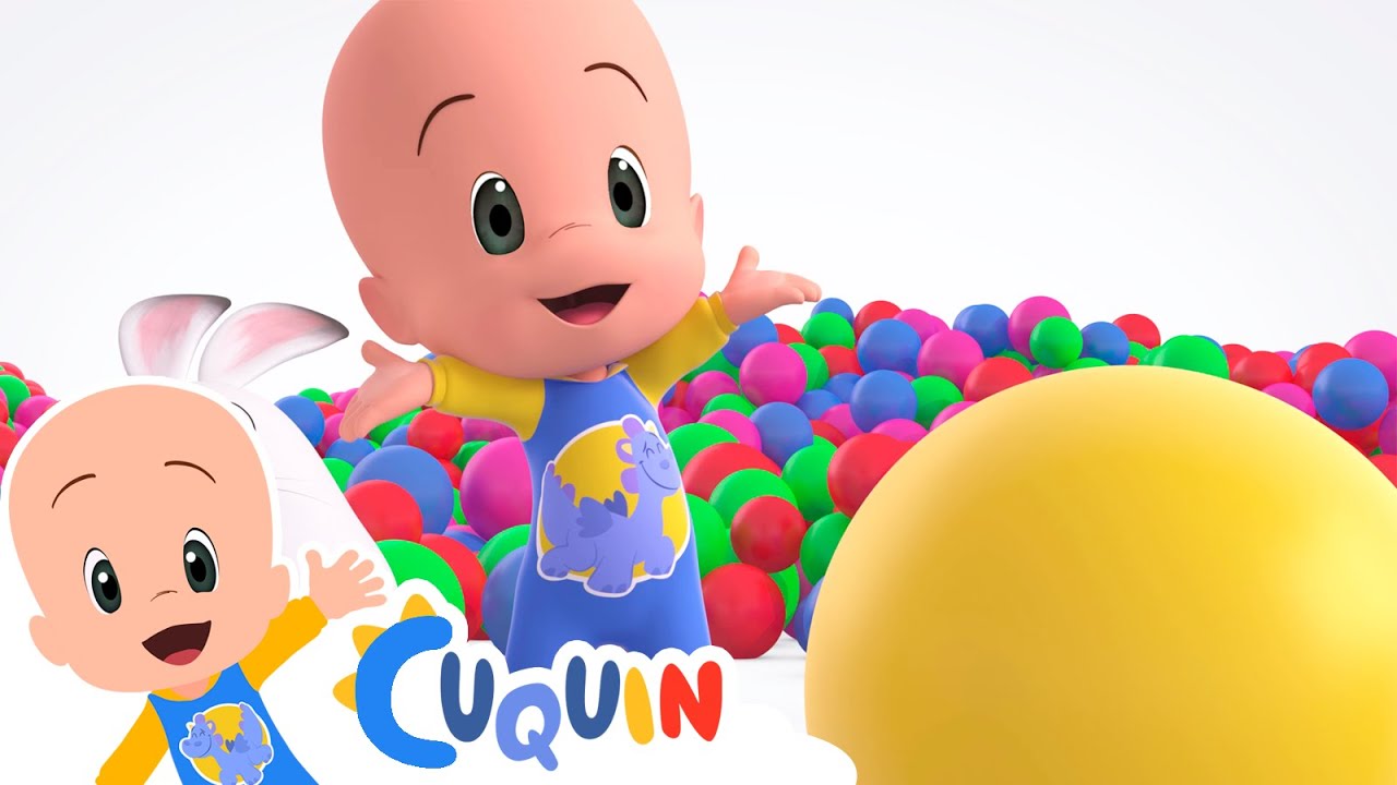 Learn with Cuquin's yellow ball | Educational videos