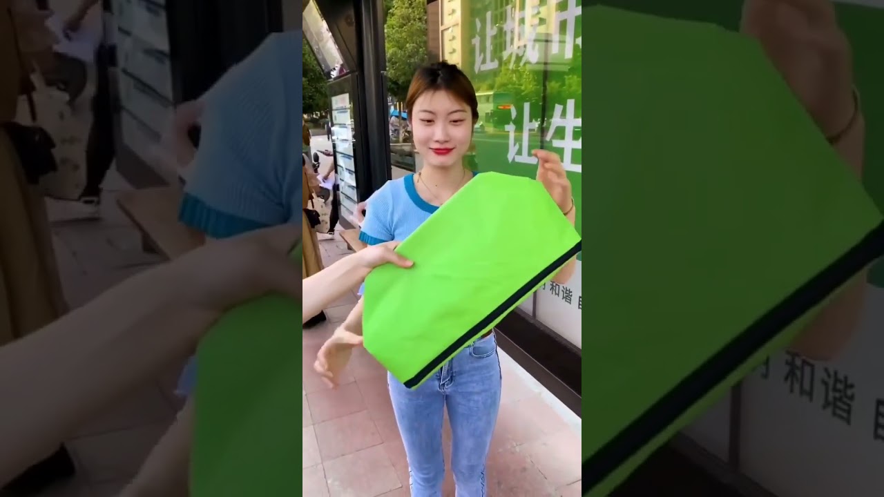 Foldable Reusable Earth Friendly Shopping Bag