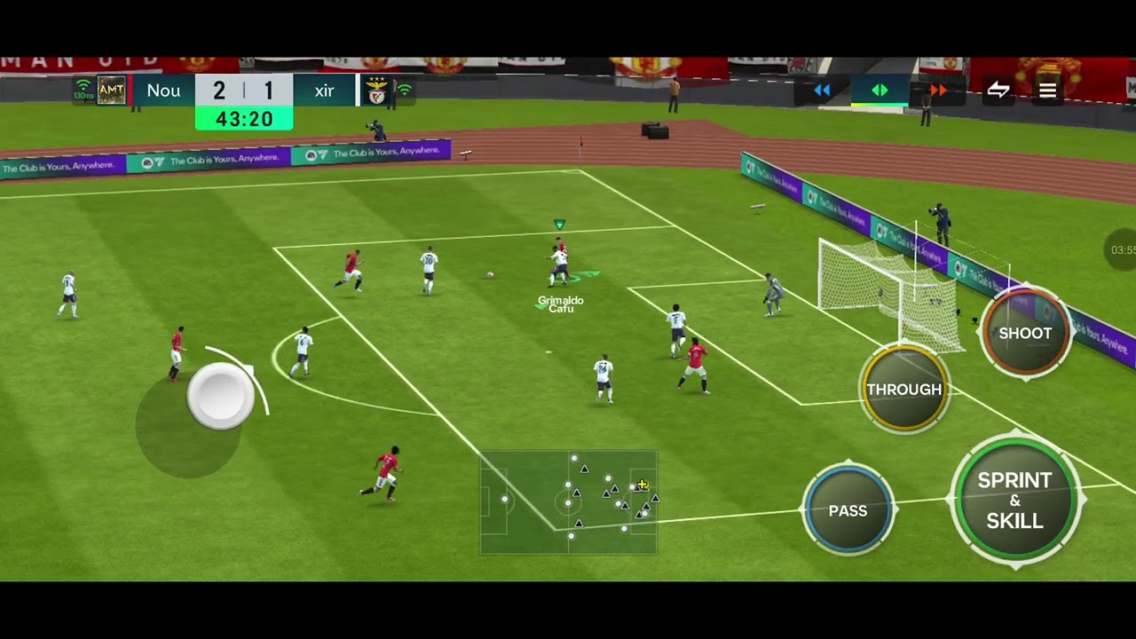 Noureddin ( Manchester United ) v/s xiriiv ( Benfica ). EA Sports. FC Mobile 2026. Online football.