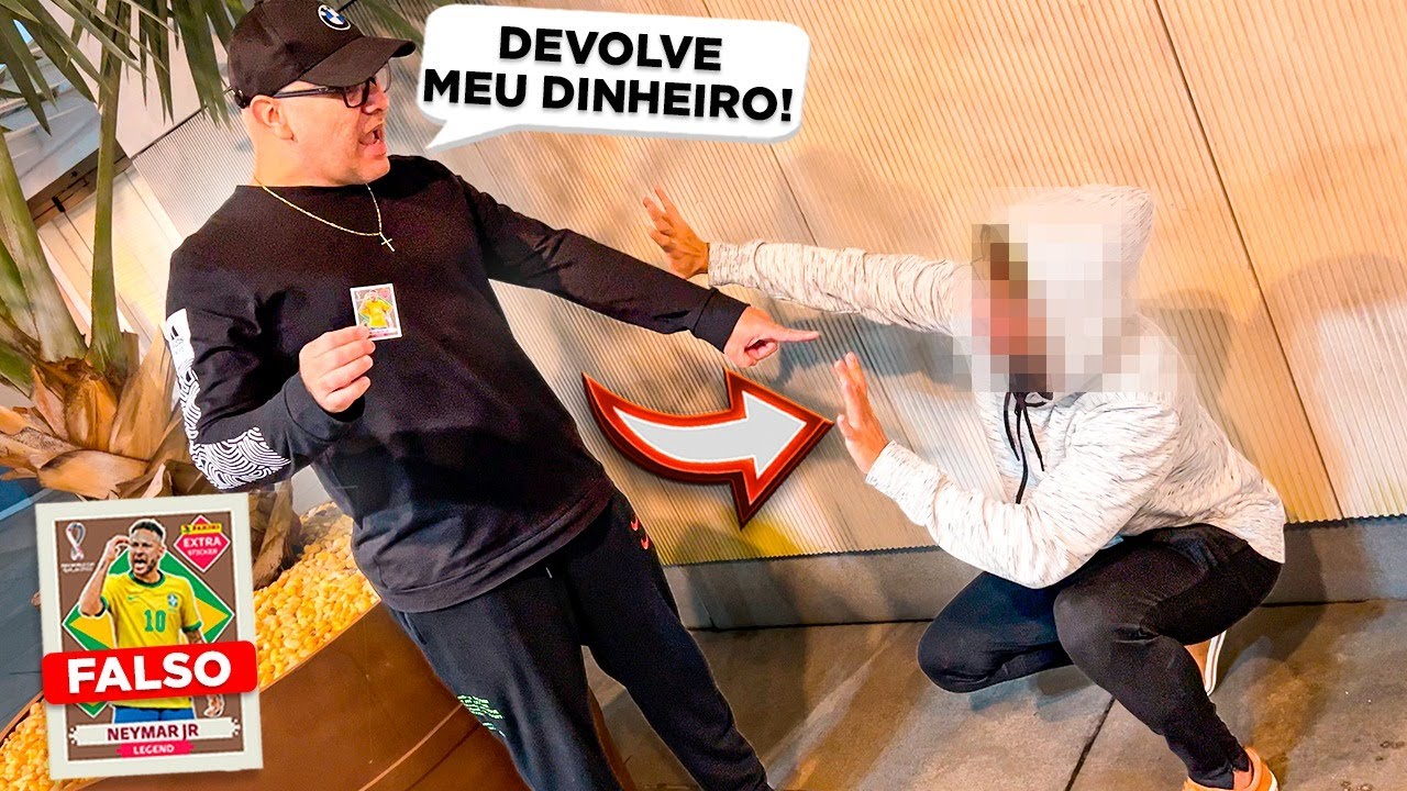 FOMOS ATRÁS E PEGAMOS QUEM VENDEU O NEYMAR LEGEND FALSO 😡😡😡