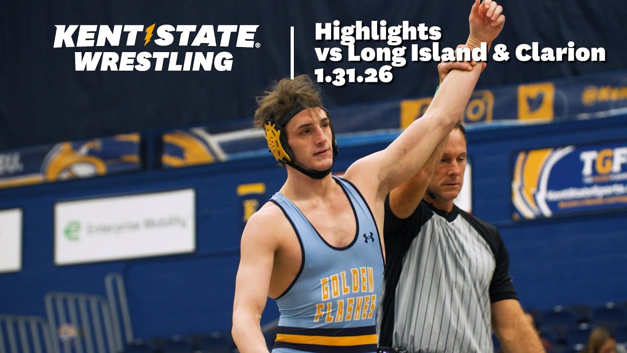 Kent State Wrestling Tri-Meet vs. Long Island & Clarion | 1.31.26 | Highlights