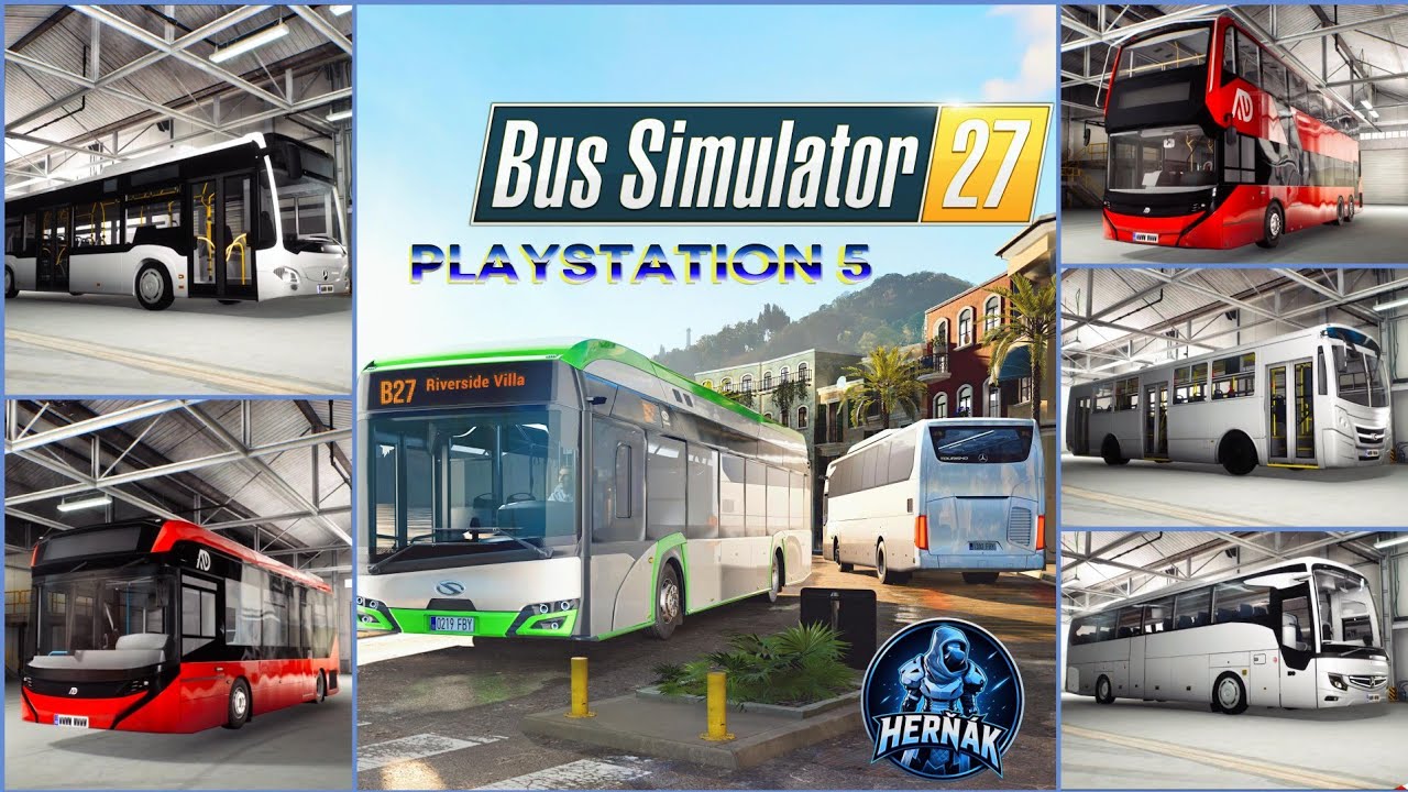 Bus Simulator 27 - Prvn&iacute; test/tutorial - PS5