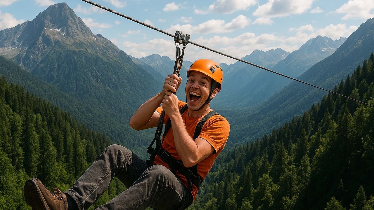 Зиплайн Кара Кой Ачылыш Zipline Karakoi