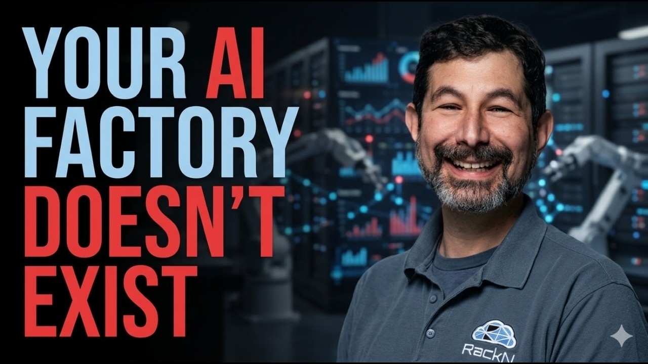 Your AI Cluster Isn't an AI Factory — Here's What Is | Rob Hirschfeld, RackN