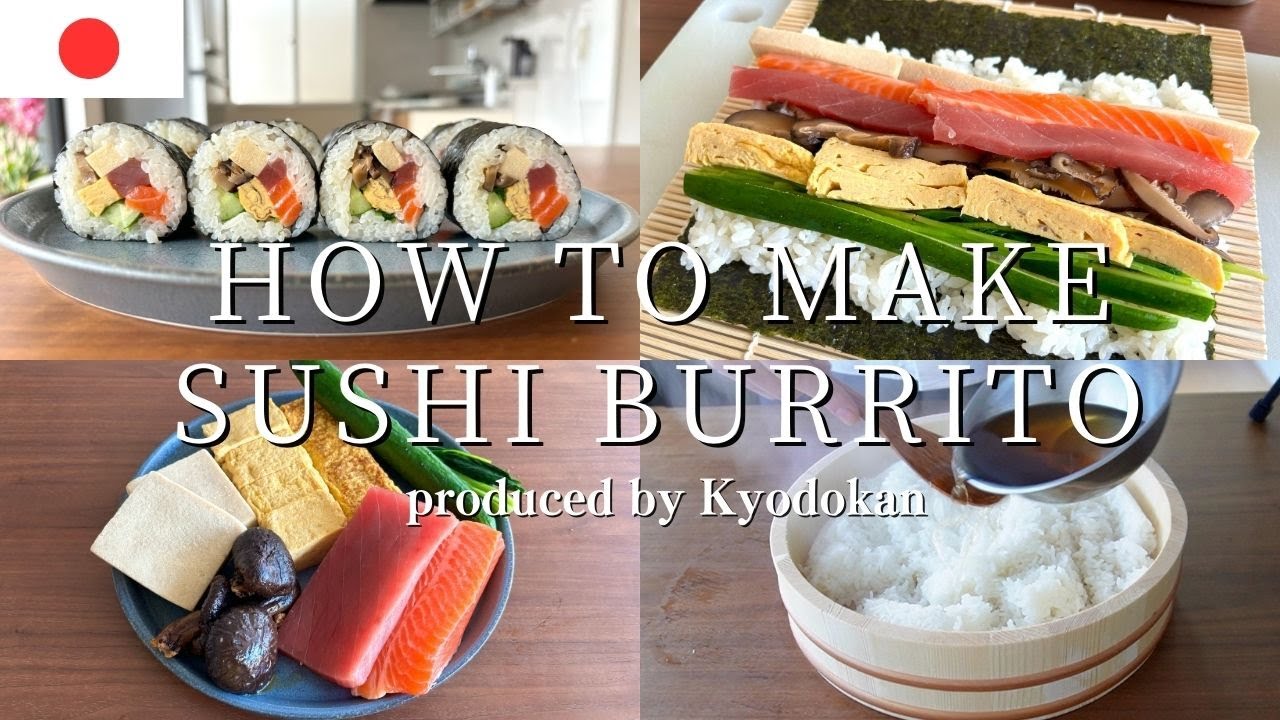 How to make sushi burrito. How to make sushi rice.