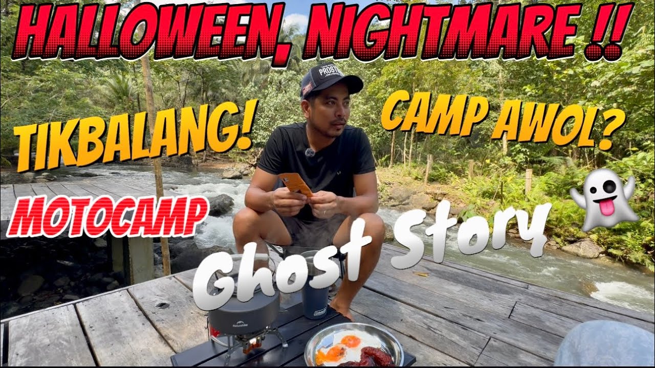 TIKBALANG ENCOUNTER?! 🐴 Solo Motocamping GONE WRONG sa Camp AWOL! (Halloween Horror Vlog)