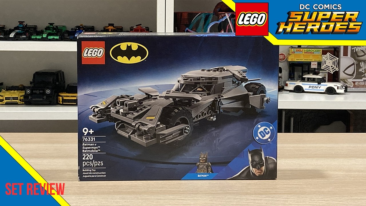 LEGO Batman vs Superman Batmobile set review 76331