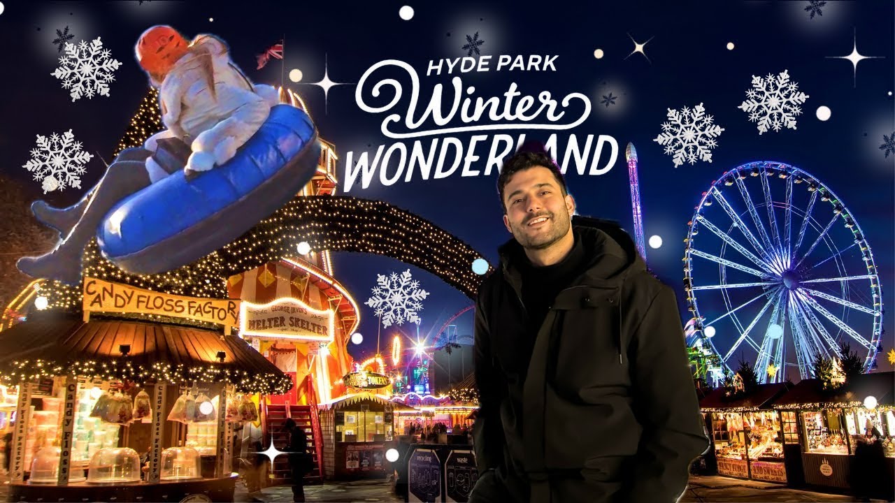 Зимняя сказка в Лондоне ❄️ | Hyde Park Winter Wonderland + донер от Салиха Уста 🇹🇷