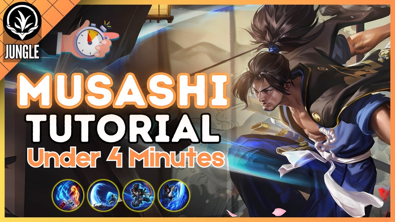 4-Minute Musashi Tutorial in the Jungle || (HoK S8) 2025