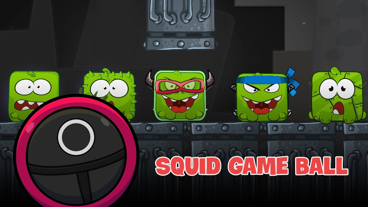 Red Ball 4 x Squid Game – Squid Game Ball Vs Om Nom Boss