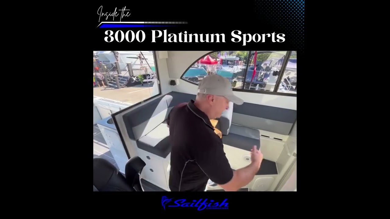 Sailfish Catamarans 3000 Platinum Sports Walk Through