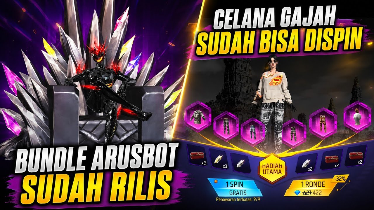 BUNDLE RUSH BOARD AKHIRNYA RILIS😱 Celana Gajah Keren Banget!