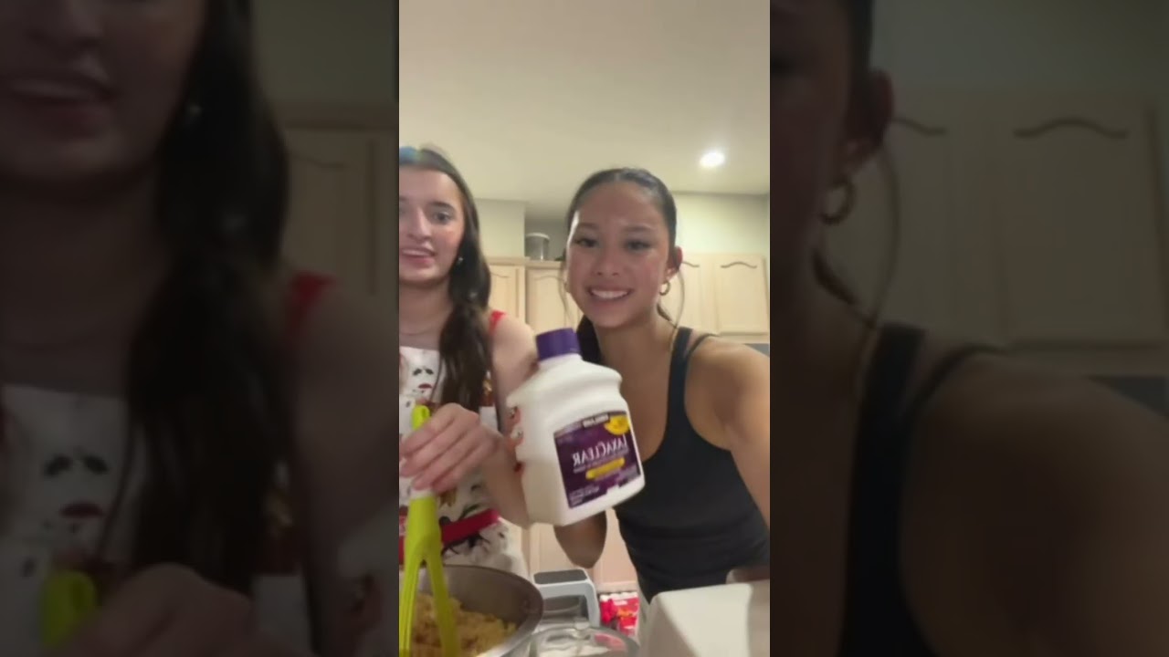Madison Dunn and Meilin Lam Nutty Cooking Show