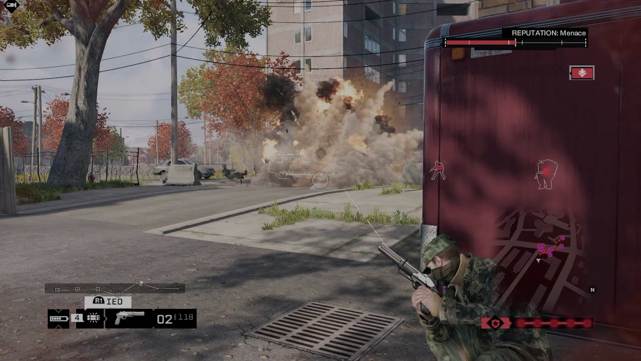 Watch Dogs 1 5 Star Crazy Police/SWAT Chase and Shoot-out (Part 1)