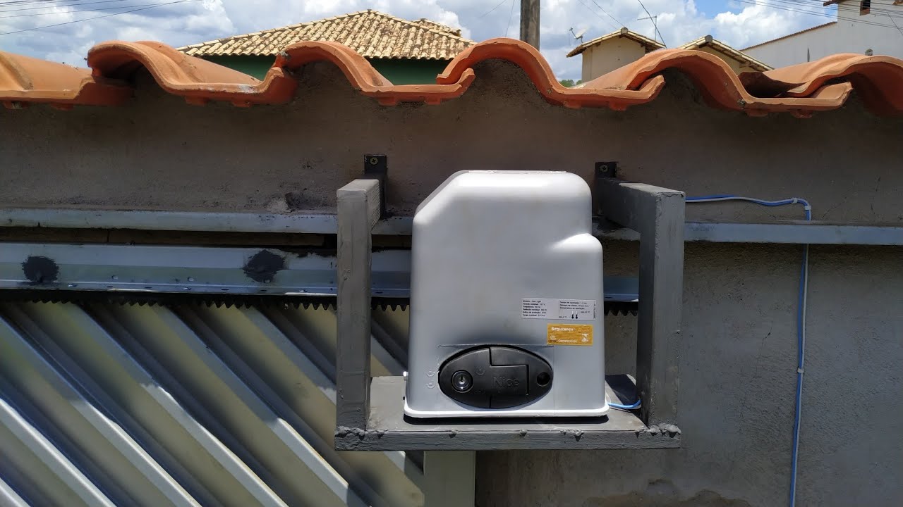 como fazer suporte para motor de portão