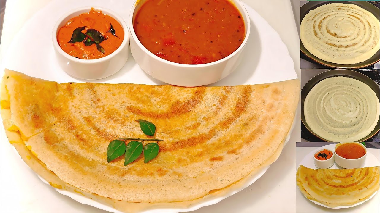 क्रिस्पी आलू मसाला डोसा बनाने का आसान तरीका | Dosa Recipe | Masala Dosa Recipe | Chef Ashok