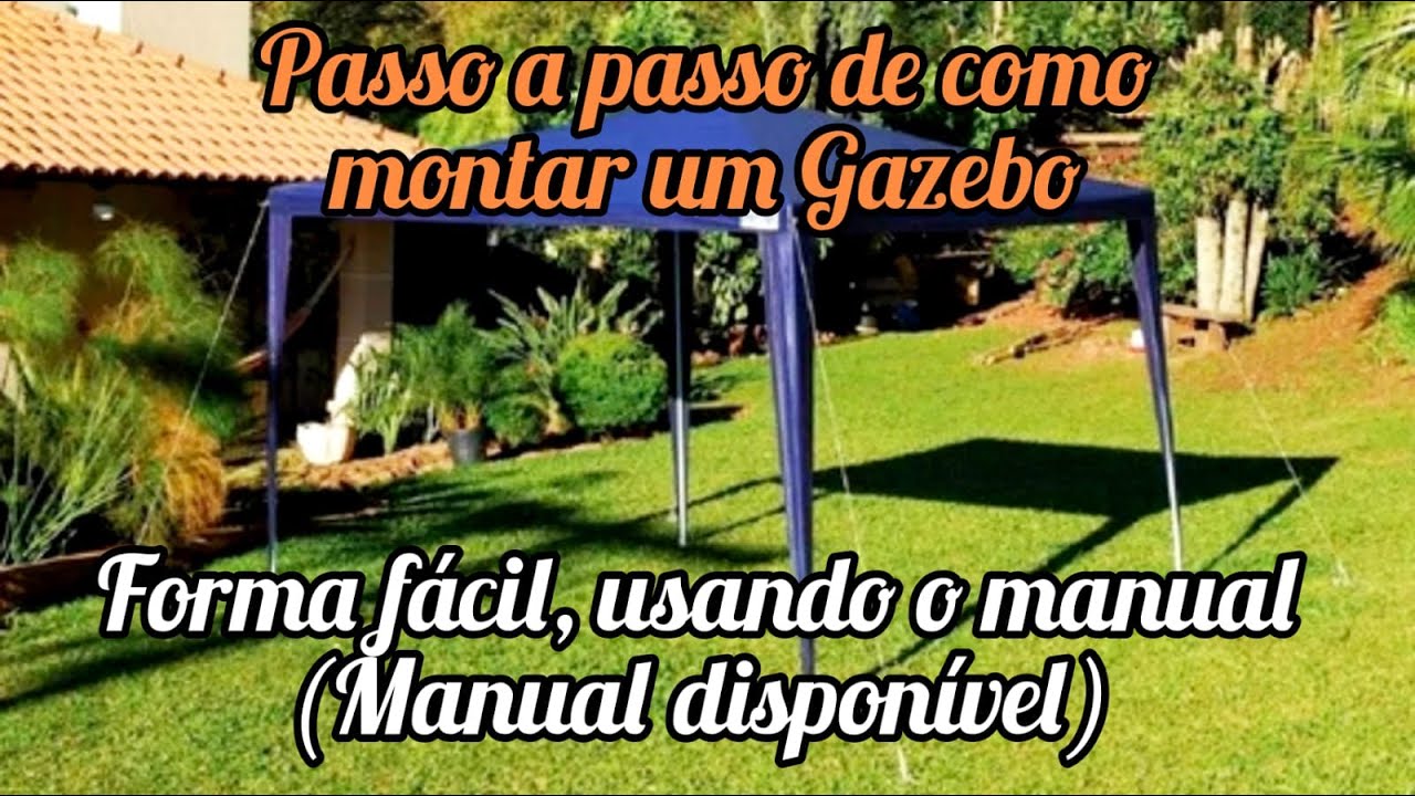 Como montar um gazebo