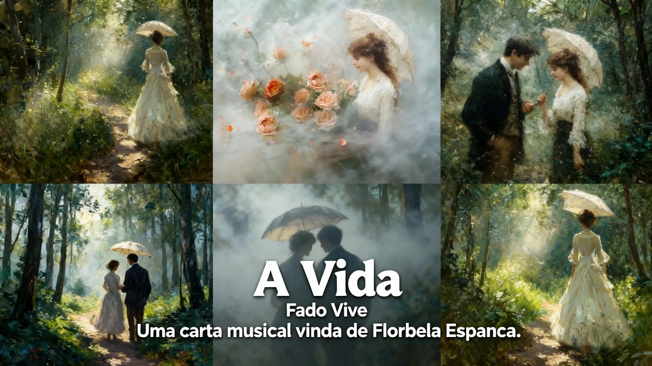 [Поэма] Это жизнь - Florbela Espanca 'Life' I Art IA E. Renoir I Fado I стихотворение
