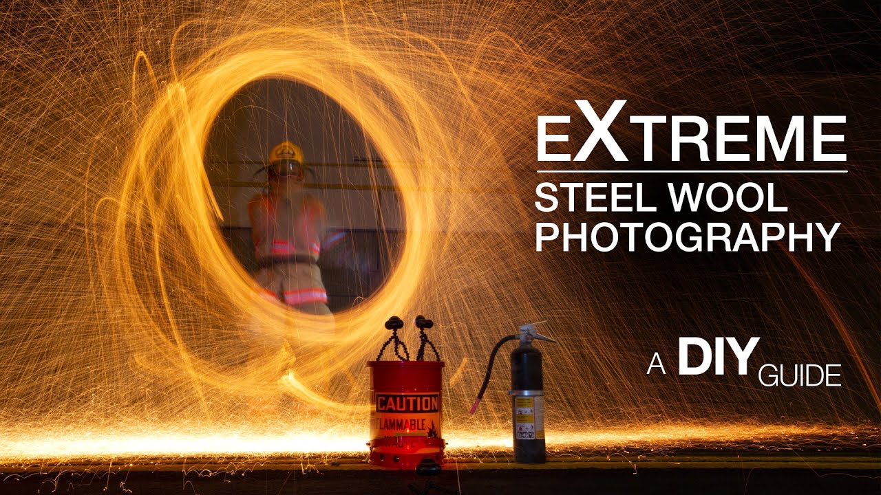 DIY Extreme Steel Wool Photography - Worlds Biggest?