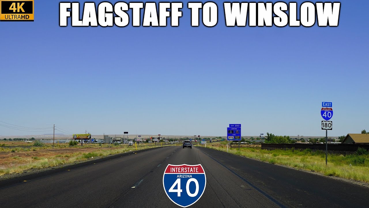 Interstate 40 East: Flagstaff to Winslow & Joseph City, Arizona