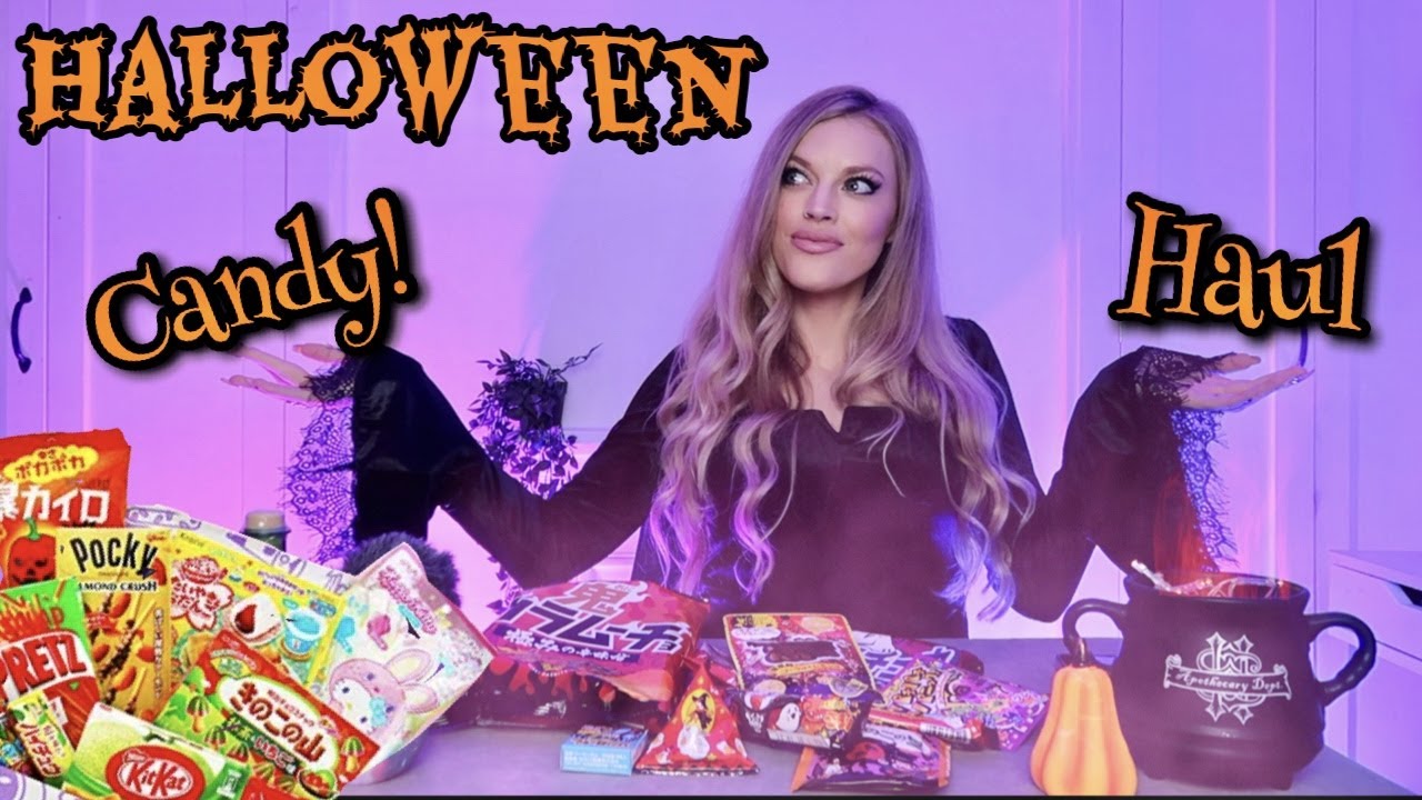 Trying Japanese Halloween Candy