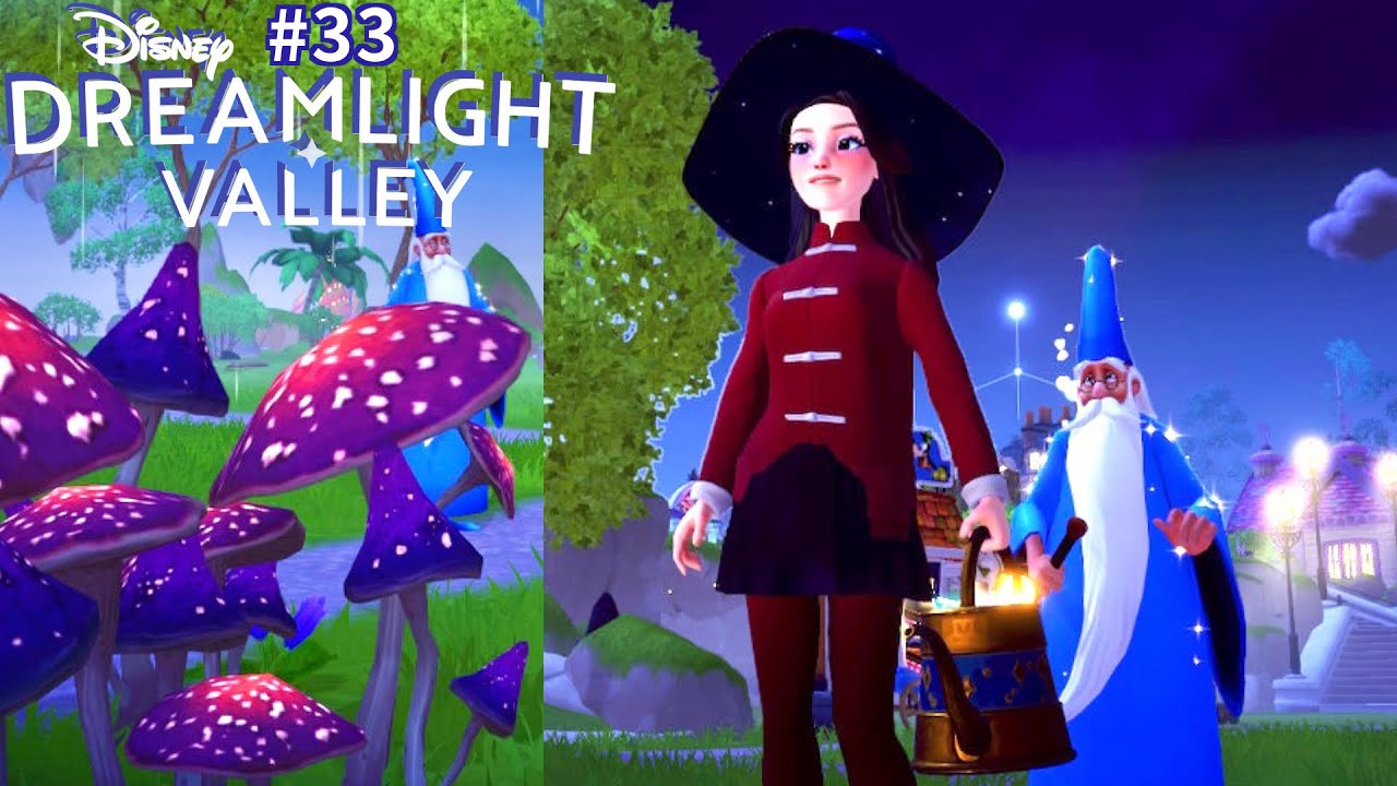 Comment améliorer Arrosoir Quêtes Merlin Cristal noir Disney Dreamlight Valley 33 Let’s play couple